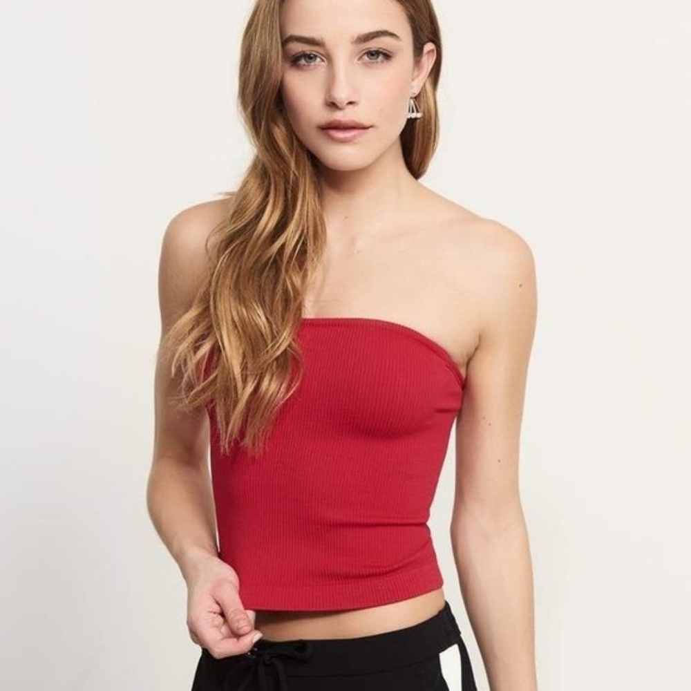 Dynamite Red Tube Top - M/L